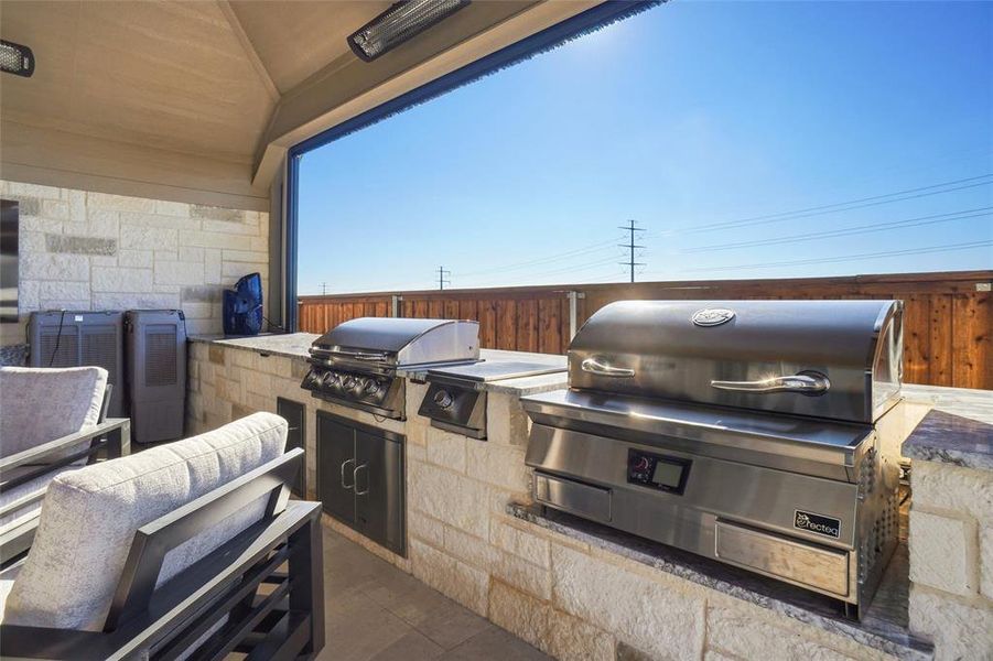 Exterior details and patio area of a home in Reunion 50', Rhome (Image 23). Exterior details and patio area of a home in Reunion 50', Rhome (Image 23).