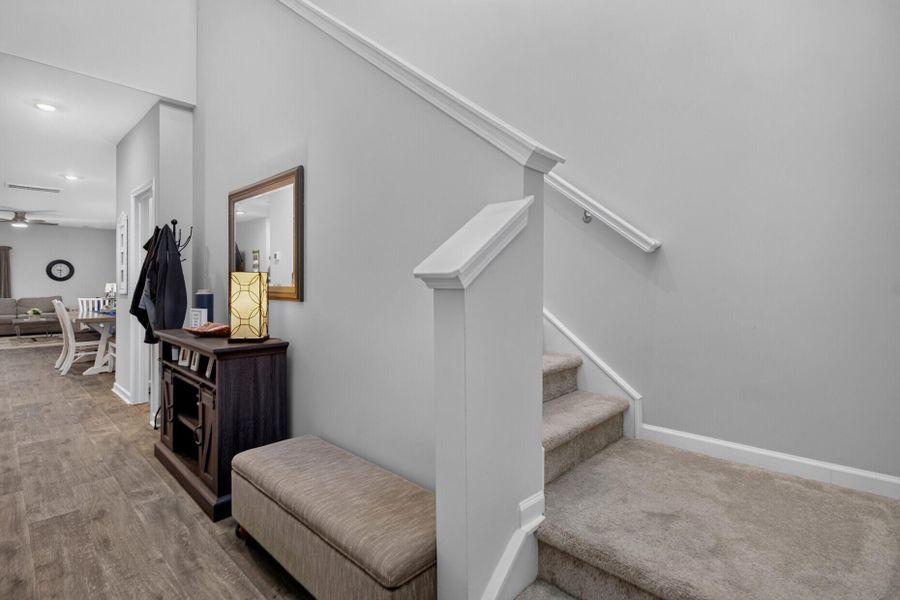 Furnished interior view inside a new home in Lindera Preserve at Cane Bay Plantation, Summerville (Image 36).