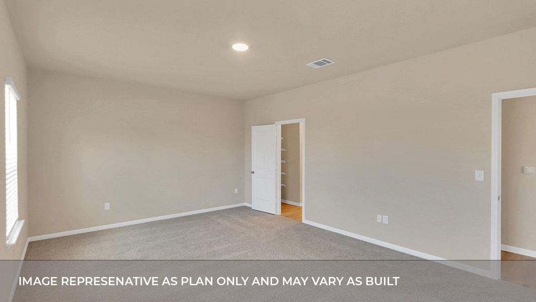 Spacious, unfurnished interior of a new home in Bar W Ranch, Leander (Image 24).