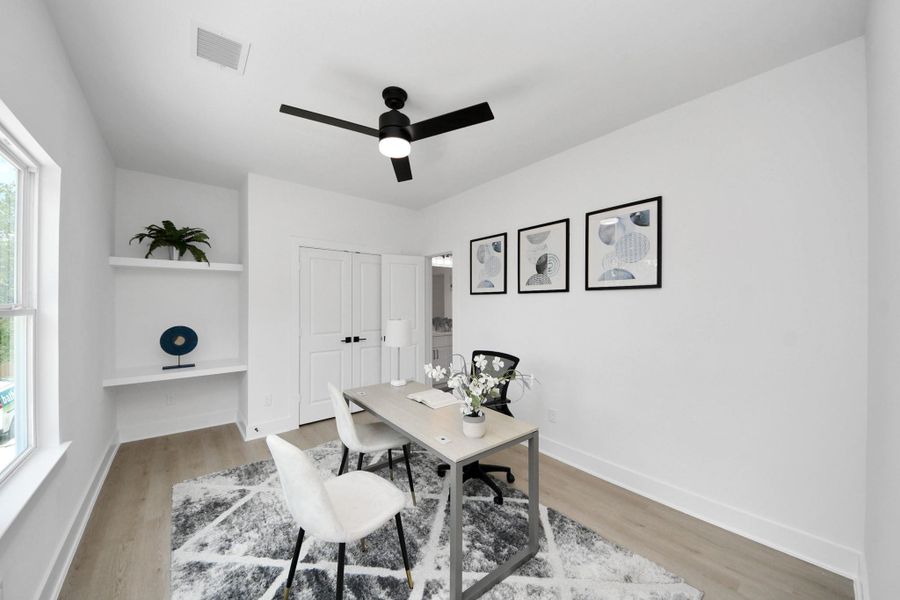 Furnished interior view inside a new home in , Houston (Image 26).