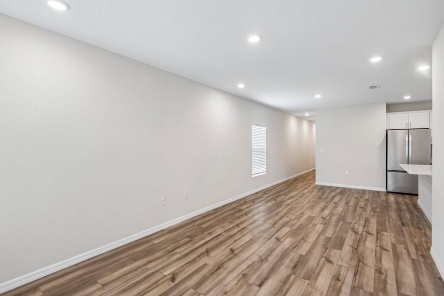 Representative unfurnished interior of a home built from the Sangria by Casa Fresca Homes in Pasadena Ridge, Dade City (Image 49). Representative unfurnished interior of a home built from the Sangria by Casa Fresca Homes in Pasadena Ridge, Dade City (Image 49).
