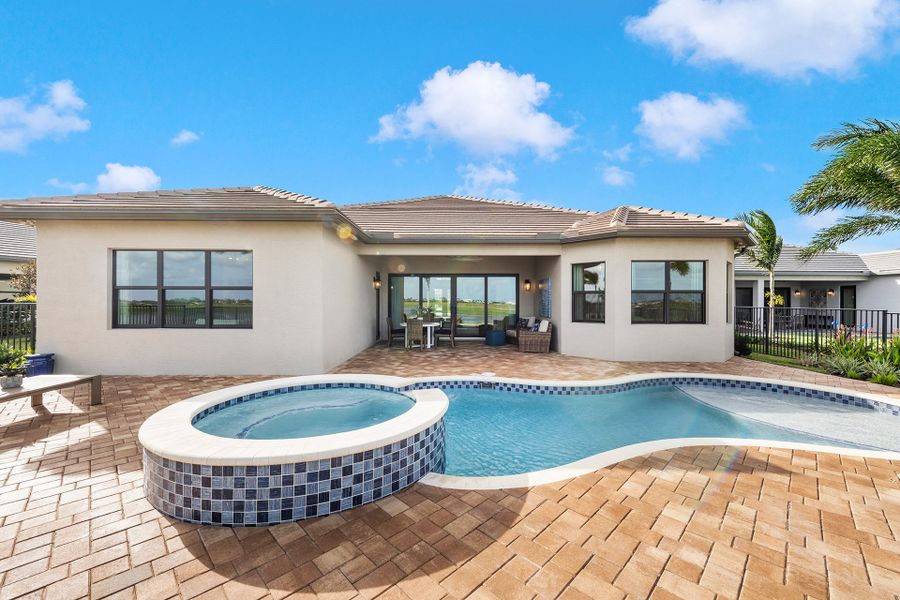 Representative exterior details of a home built from the Bianca by GL Homes in Valencia Parc at Riverland, Port St. Lucie (Image 23).