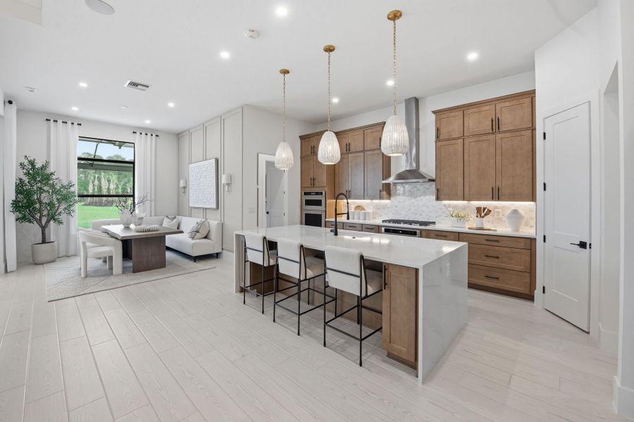 Representative furnished interior of a home built from the Oakley by DiVosta in Amara, Lake Worth (Image 6). Representative furnished interior of a home built from the Oakley by DiVosta in Amara, Lake Worth (Image 6).