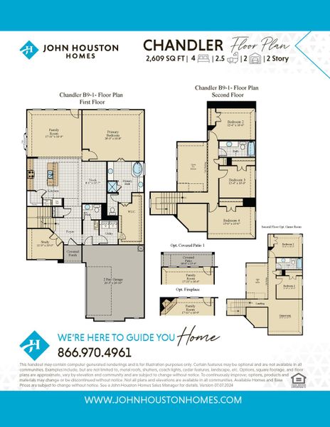 2D floor plan layout for the Chandler by John Houston Homes in Ridgepoint - Phase 1, Midlothian, TX (Image 3). 2D floor plan layout for the Chandler by John Houston Homes in Ridgepoint - Phase 1, Midlothian, TX (Image 3).
