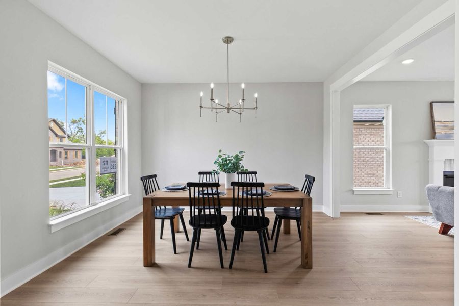 Furnished interior view inside a new home in Westfield Manor Homes, Gallatin (Image 8).