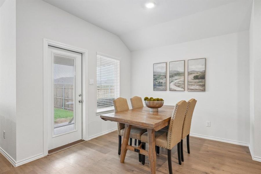 Furnished interior view inside a new home in Frontier Pointe, Princeton (Image 9).