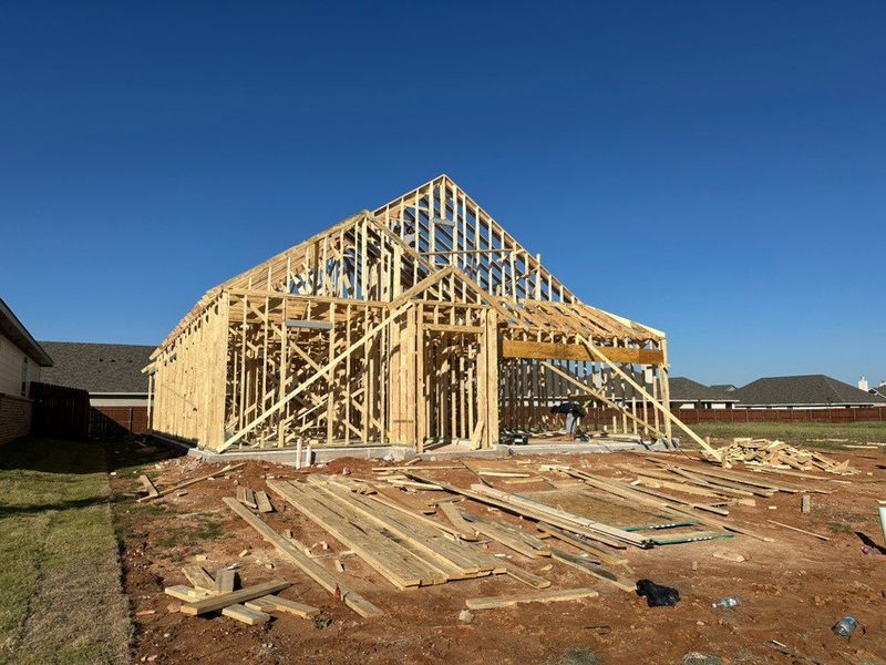 In-progress construction of a new home in Covenant Park, Springtown, TX (Image 3). In-progress construction of a new home in Covenant Park, Springtown, TX (Image 3).