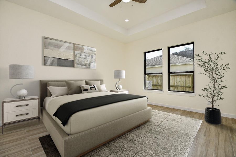 Furnished interior view inside a new home in , Houston (Image 9). Furnished interior view inside a new home in , Houston (Image 9).