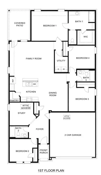2D floor plan layout of this home in Waverly Estates, Josephine, TX (Image 2). 2D floor plan layout of this home in Waverly Estates, Josephine, TX (Image 2).