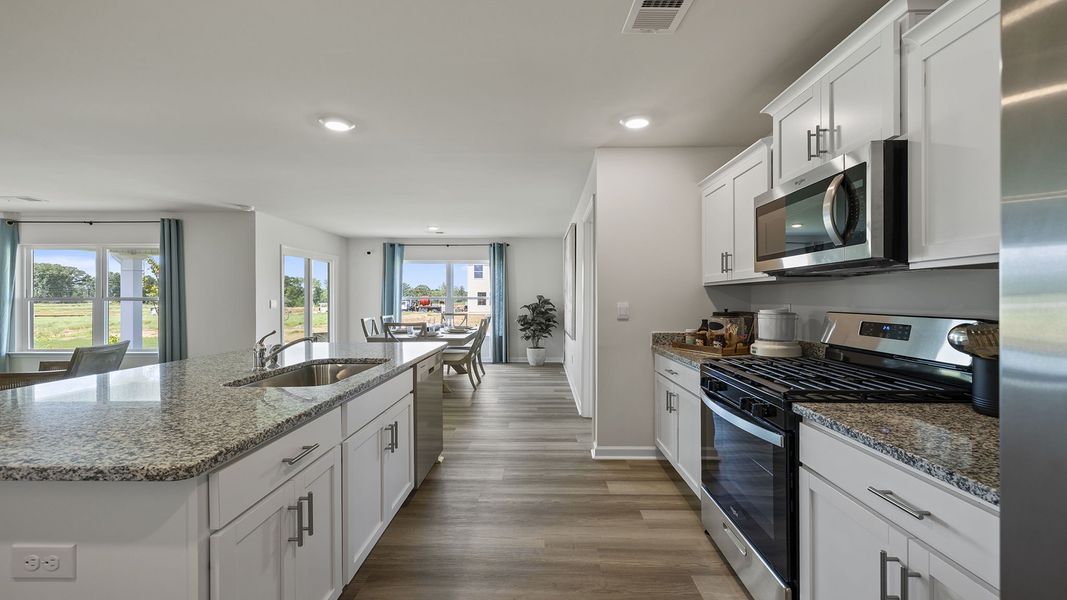Furnished interior view inside a new home in Cedar Gap, Fountain Inn (Image 15). Furnished interior view inside a new home in Cedar Gap, Fountain Inn (Image 15).
