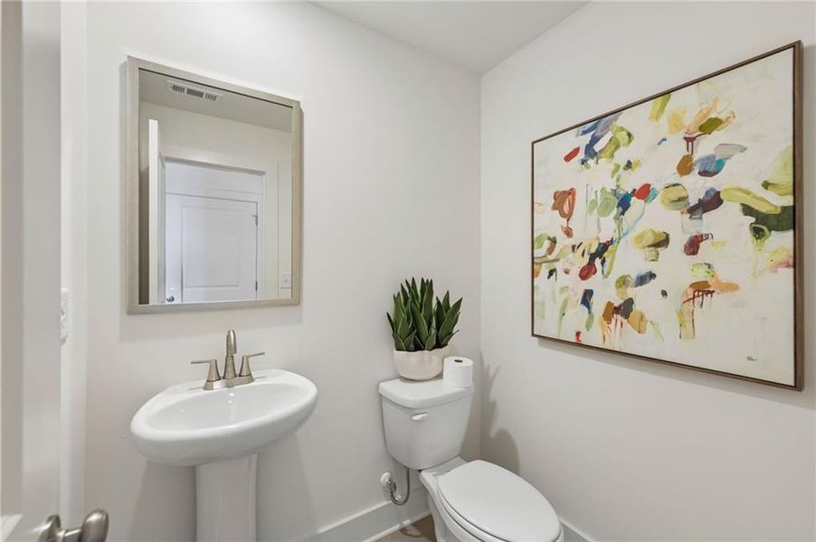 Furnished interior view inside a new home in Tribute, Hoschton (Image 9).
