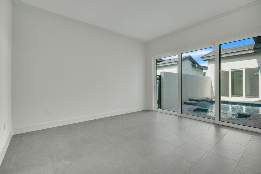 Representative unfurnished interior of a home built from the Courtyard 50 3BR by ABD Development in Hampton Green at Providence, Davenport (Image 42).