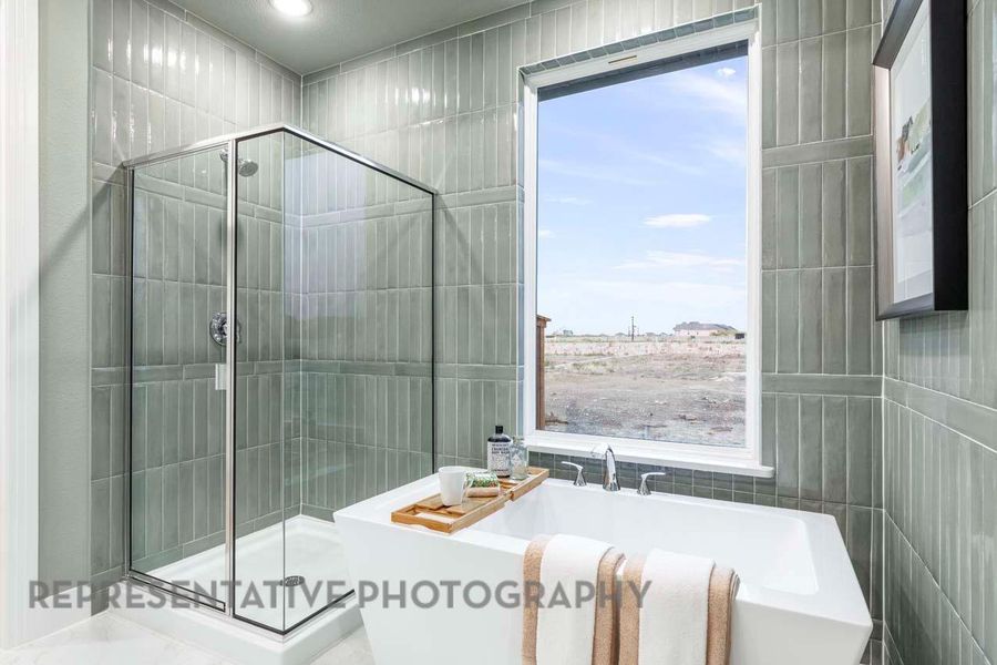 Furnished interior view inside a new home in Jubilee: 40ft. lots, Hockley (Image 28).