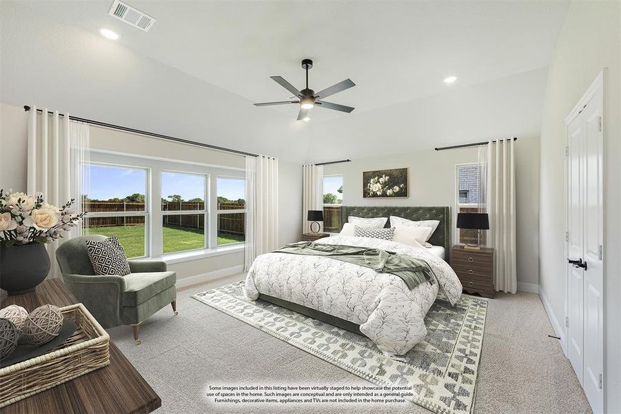 Furnished interior view inside a new home in Hampton Park, Glenn Heights (Image 18). Furnished interior view inside a new home in Hampton Park, Glenn Heights (Image 18).