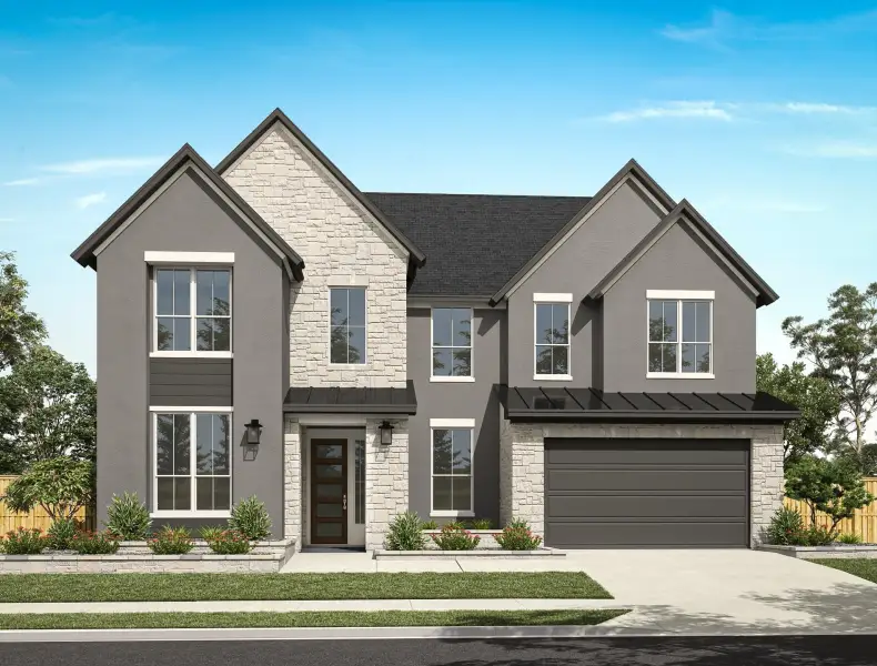 Representative exterior photo of a completed home built from the Sterling by Tri Pointe Homes in Evergrove, Richmond, TX (Image 3).