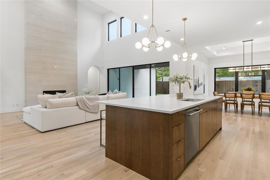 Furnished interior view inside a new home in , Dallas (Image 29).