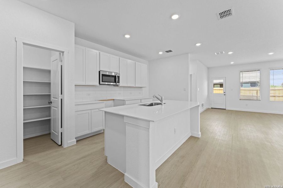 Furnished interior view inside a new home in Hightop Ridge, Converse (Image 7).
