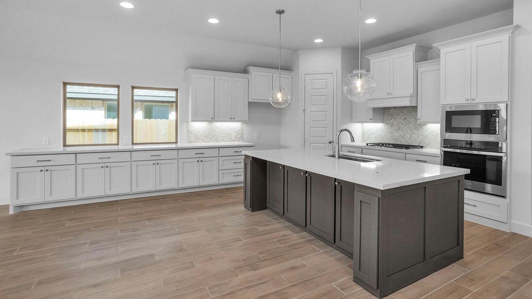 Furnished interior view inside a new home in Everly 50', Tomball (Image 5).