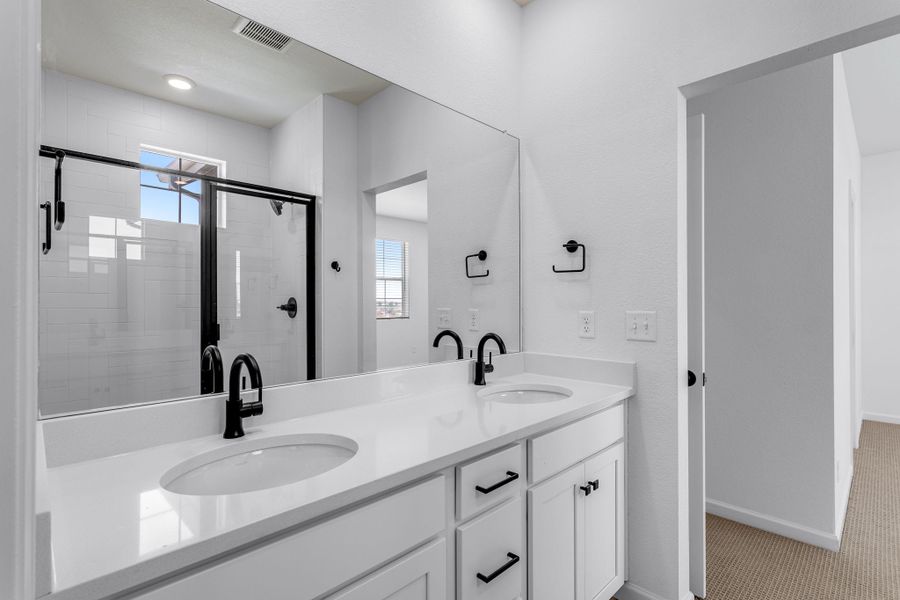 Furnished interior view inside a new home in Westside Crossing, Berthoud (Image 10).