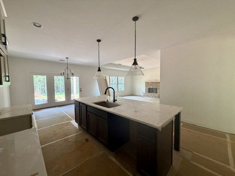In-progress construction of a new home in Mitchell Farms, LaGrange, GA (Image 6).