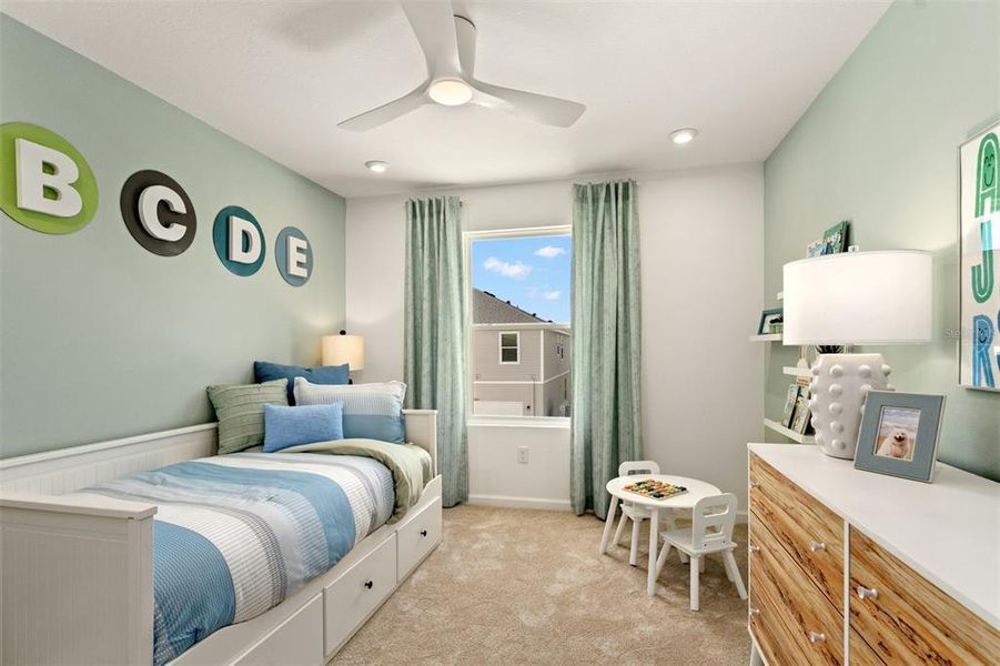 Furnished interior view inside a new home in Meridian Parks, Orlando (Image 13).