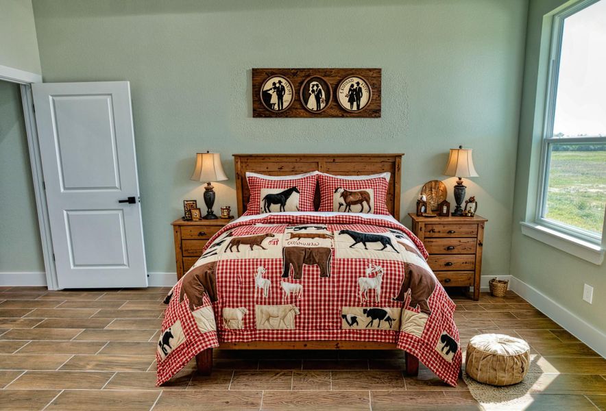 Furnished interior view inside a new home in , Angleton (Image 9).