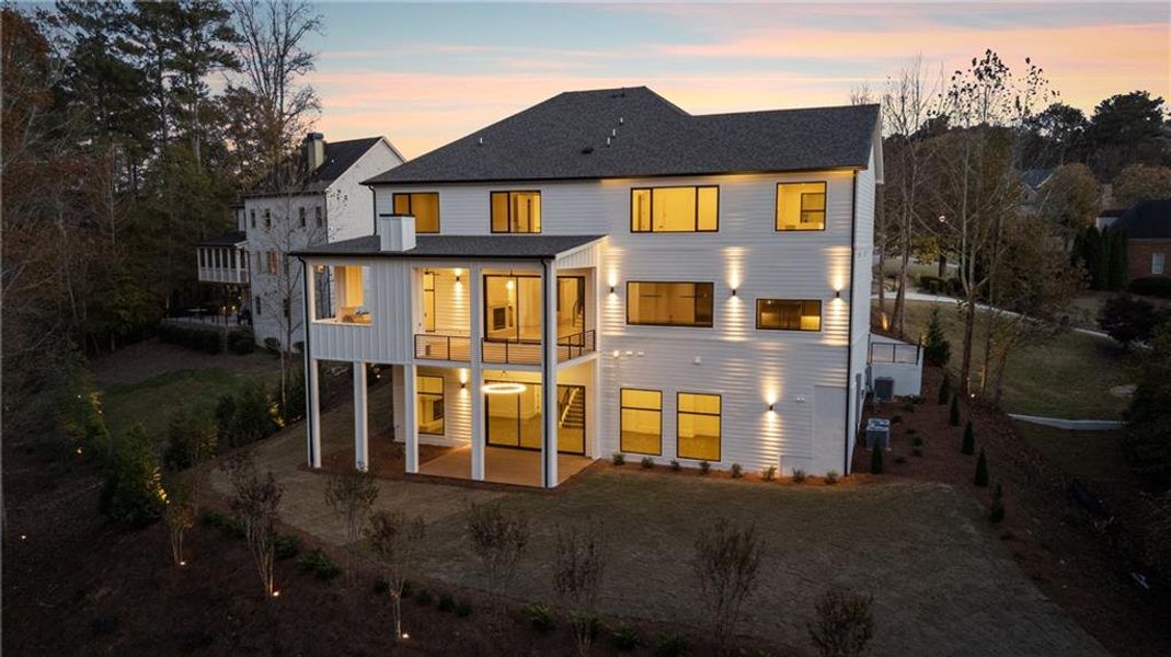 Exterior details and patio area of a home in , Milton (Image 3).