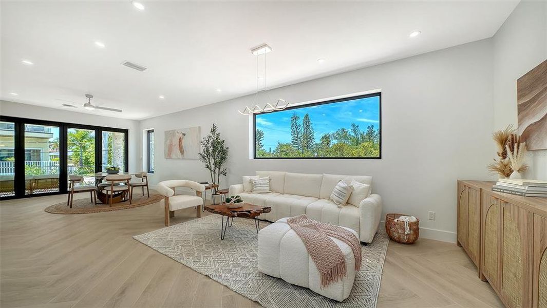 Furnished interior view inside a new home in , Holmes Beach (Image 6). Furnished interior view inside a new home in , Holmes Beach (Image 6).