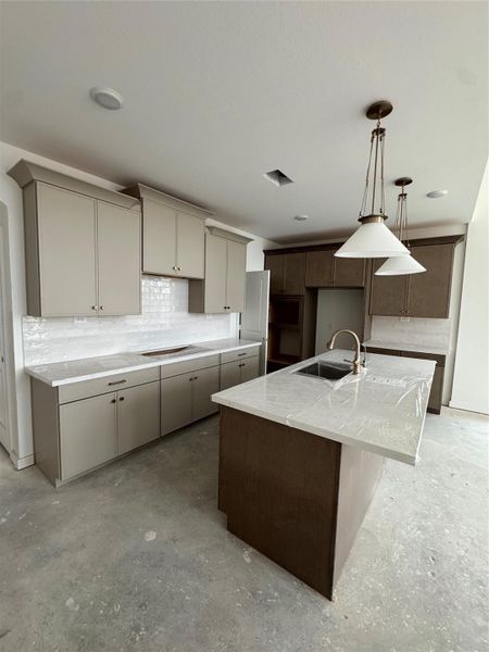 Two toned cabinets to set you apart from cookie cutter homes