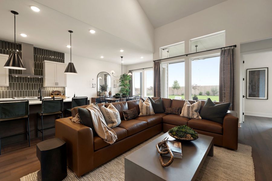 Furnished interior view inside a new home in Lagos Reserve, Manor (Image 14).