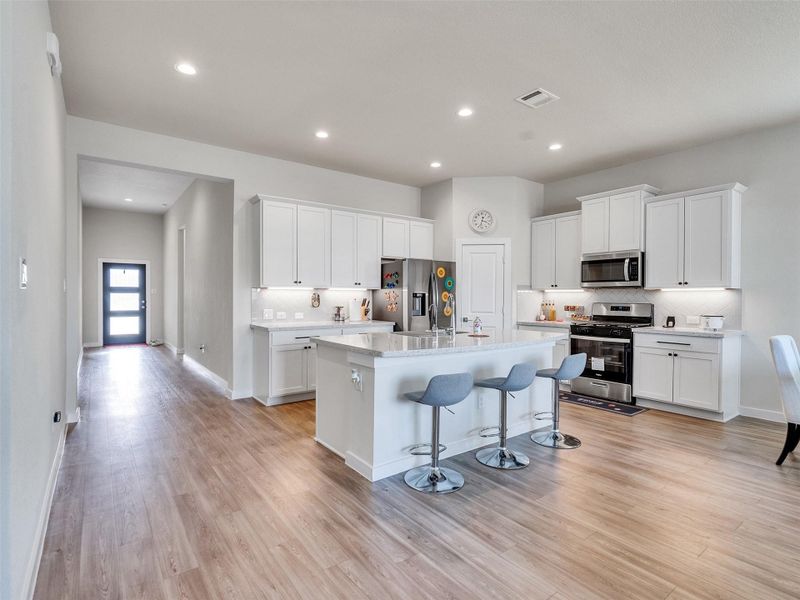Furnished interior view inside a new home in Sunterra, Katy (Image 24). Furnished interior view inside a new home in Sunterra, Katy (Image 24).