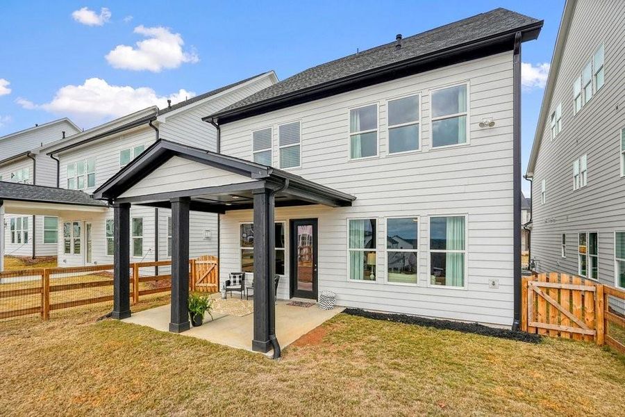 Exterior details and patio area of a home in , Canton (Image 31). Exterior details and patio area of a home in , Canton (Image 31).