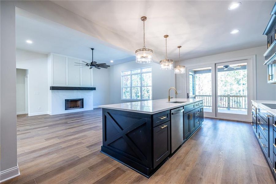 Furnished interior view inside a new home in , Dallas (Image 17).