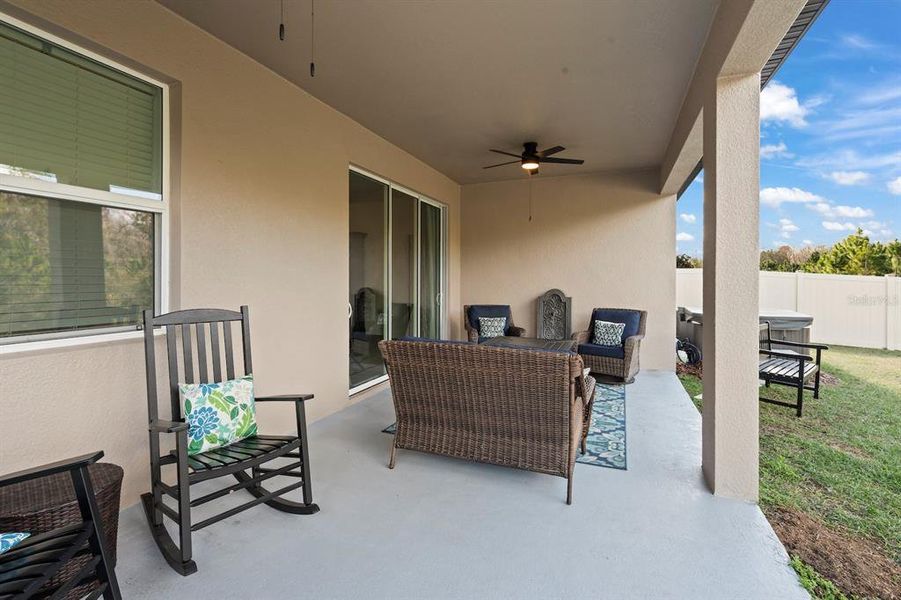 Exterior details and patio area of a home in Angeline Active Adult: Active Adult Manors, Land O' Lakes (Image 26). Exterior details and patio area of a home in Angeline Active Adult: Active Adult Manors, Land O' Lakes (Image 26).