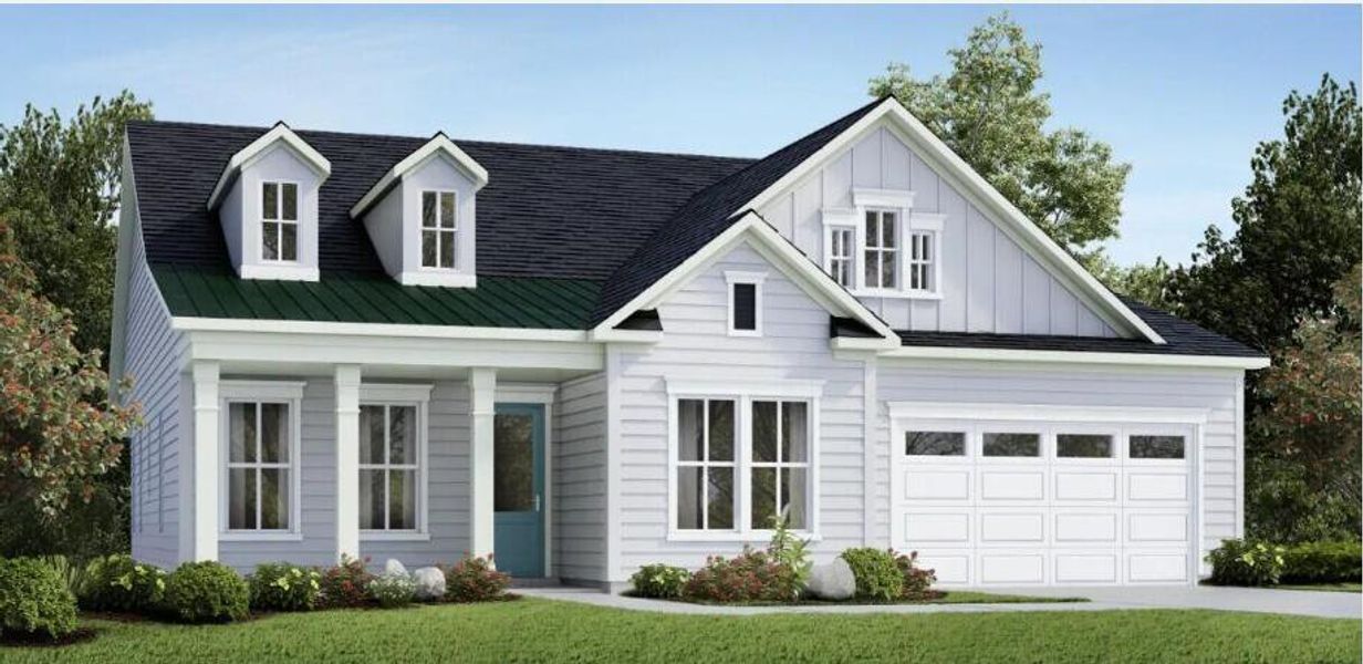 Front exterior of a new home in , Summerville, SC, highlighting curb appeal (Image 1). Front exterior of a new home in , Summerville, SC, highlighting curb appeal (Image 1).