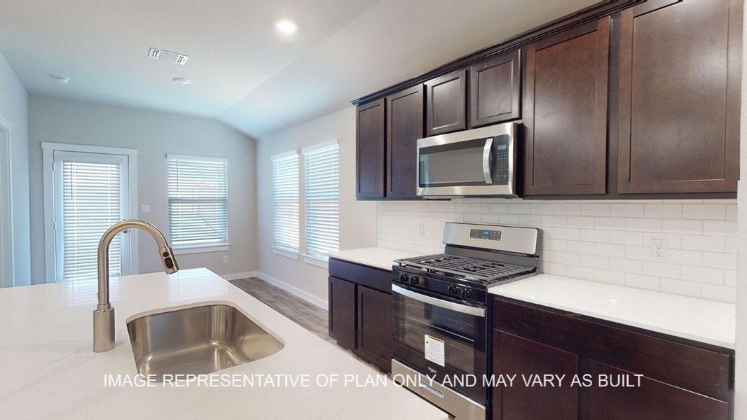 Representative furnished interior of a home built from the Baxtor by D.R. Horton in Reynolds Crossing, Killeen (Image 6).