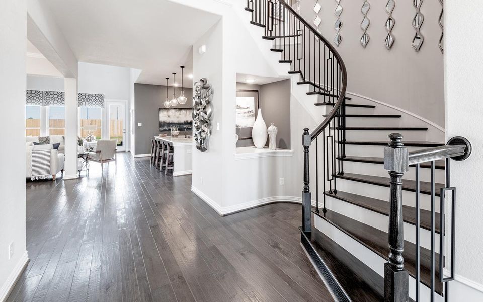 Furnished interior view inside a new home in High Park Hill, Arrington (Image 6).