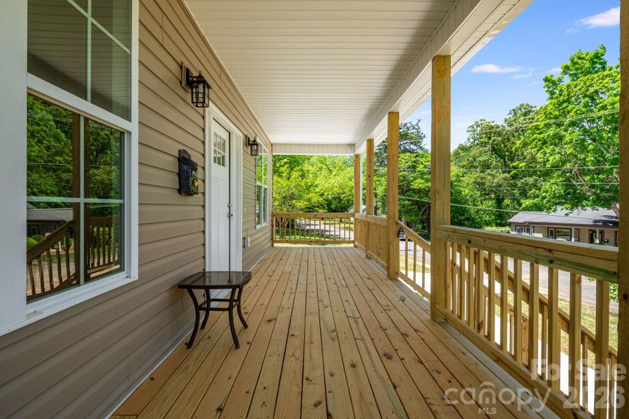 Exterior details and patio area of a home in , Forest City (Image 3).