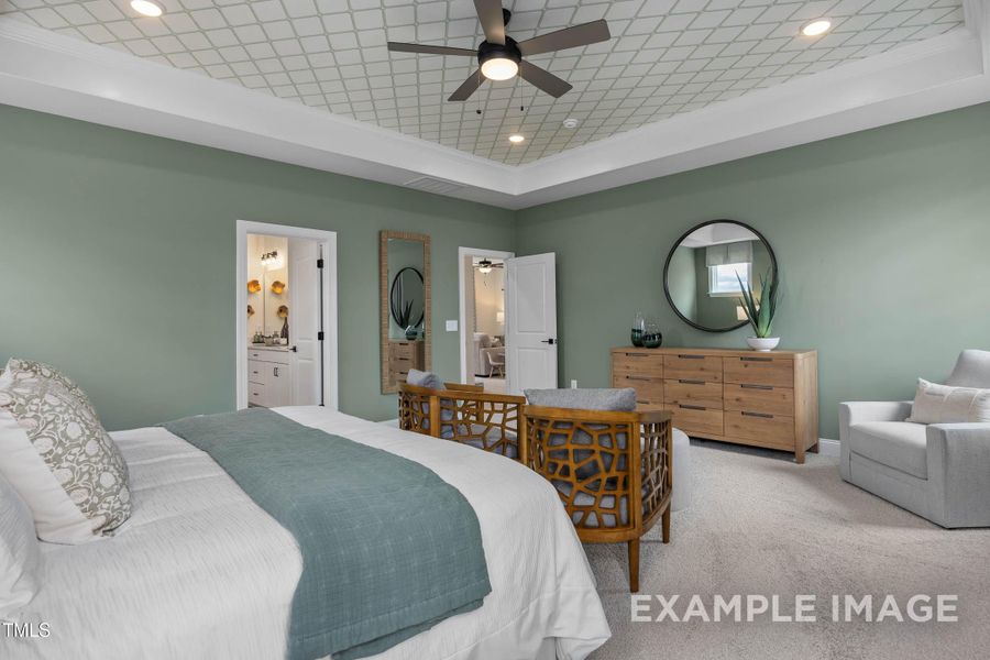 Furnished interior view inside a new home in Tobacco Road, Angier (Image 31).