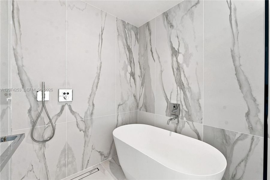 Furnished interior view inside a new home in , Miami (Image 14).