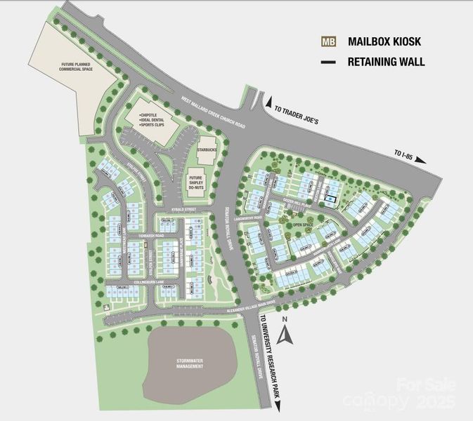 Senata at Research Park Site Map