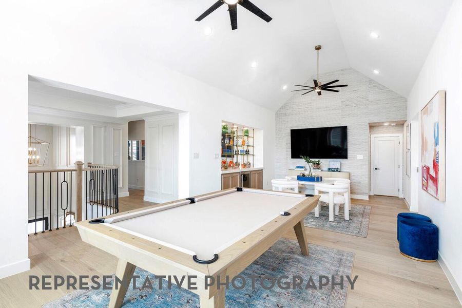 Furnished interior view inside a new home in Santa Rita Ranch, Liberty Hill (Image 21).