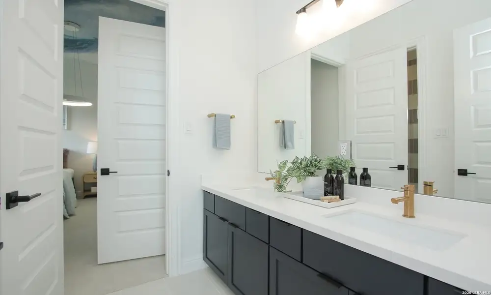 Furnished interior view inside a new home in Veramendi, New Braunfels (Image 11).