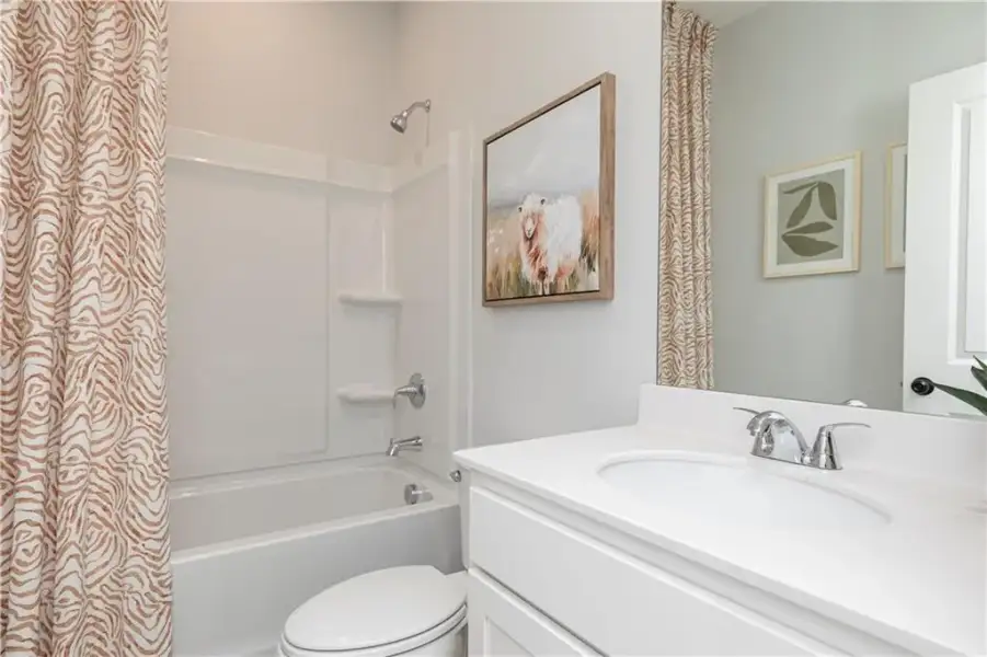 Furnished interior view inside a new home in , Powder Springs (Image 28).