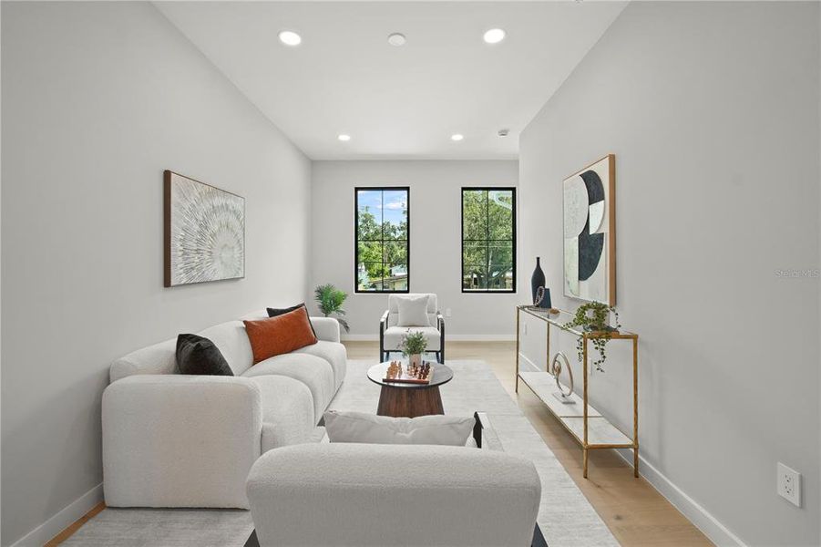 Furnished interior view inside a new home in , Orlando (Image 15).