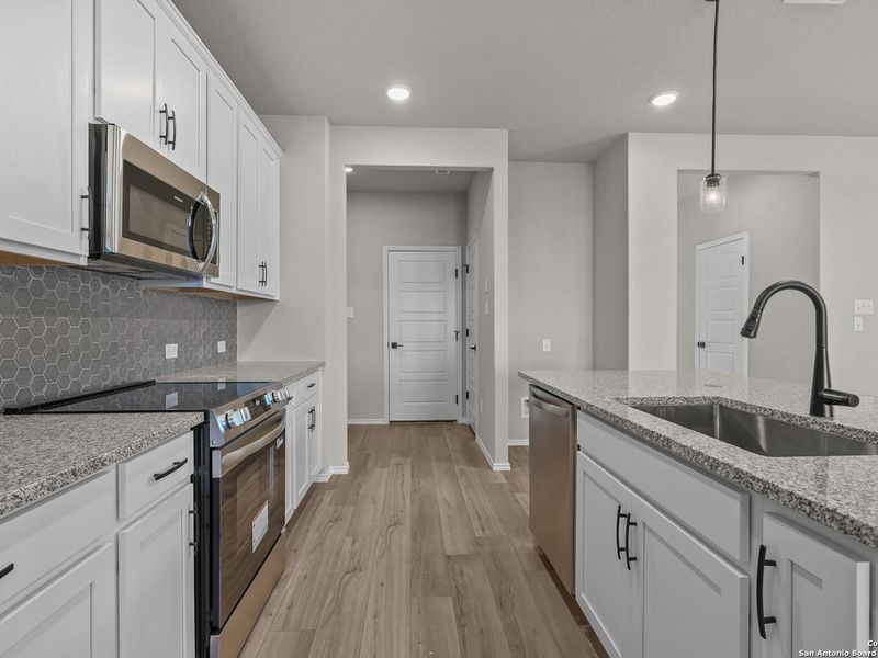 Furnished interior view inside a new home in Applewhite Meadows, San Antonio (Image 9).