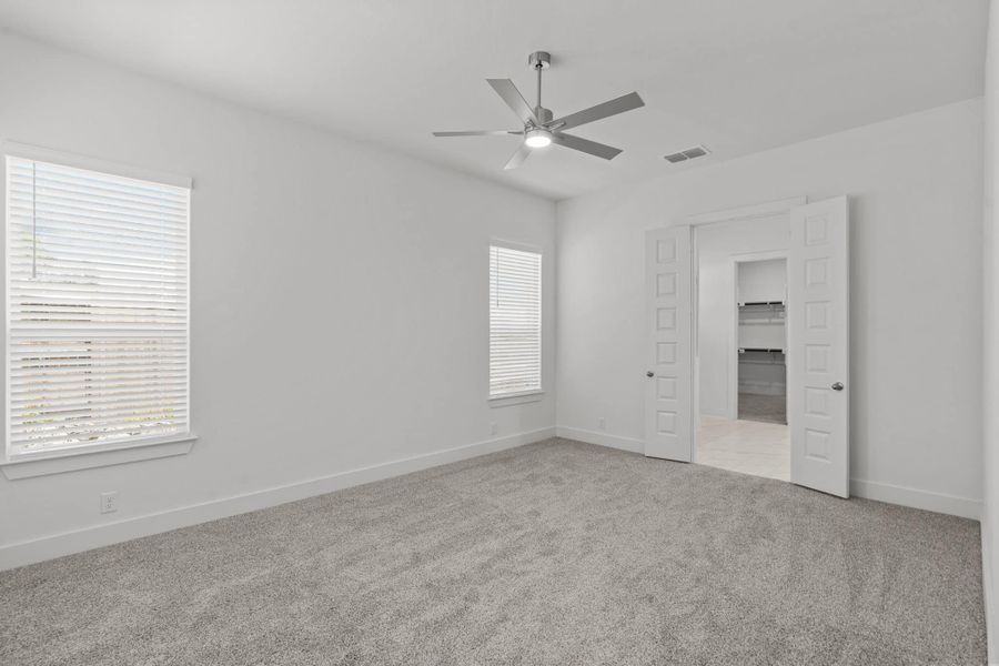 Representative unfurnished interior of a home built from the Hobson by Chesmar Homes in Buffalo Crossing – New Phase Now Preselling, Cibolo (Image 4). Representative unfurnished interior of a home built from the Hobson by Chesmar Homes in Buffalo Crossing – New Phase Now Preselling, Cibolo (Image 4).