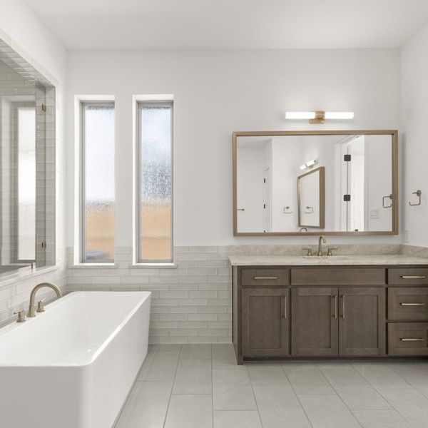 Furnished interior view inside a new home in StarView, Prosper (Image 44). Furnished interior view inside a new home in StarView, Prosper (Image 44).
