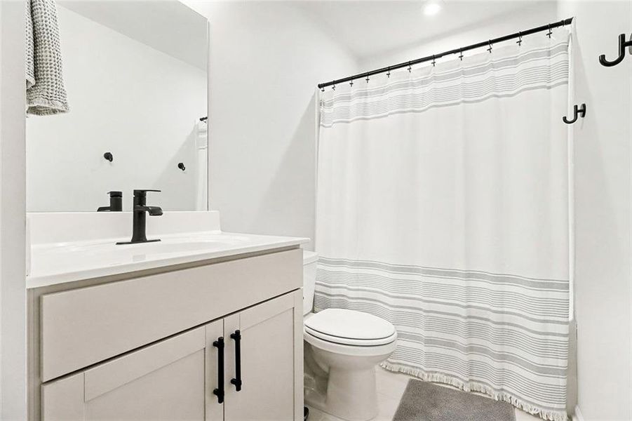 Furnished interior view inside a new home in Pinebrook at Hamilton Mill, Auburn (Image 34). Furnished interior view inside a new home in Pinebrook at Hamilton Mill, Auburn (Image 34).