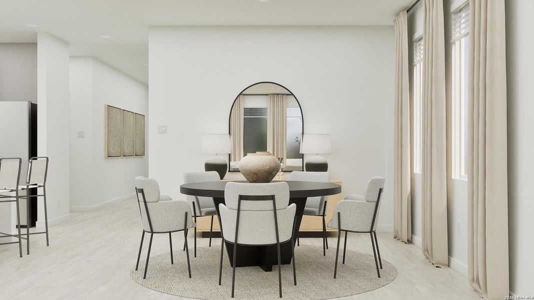 Furnished interior view inside a new home in Juniper Ranch, Spring Branch (Image 3).